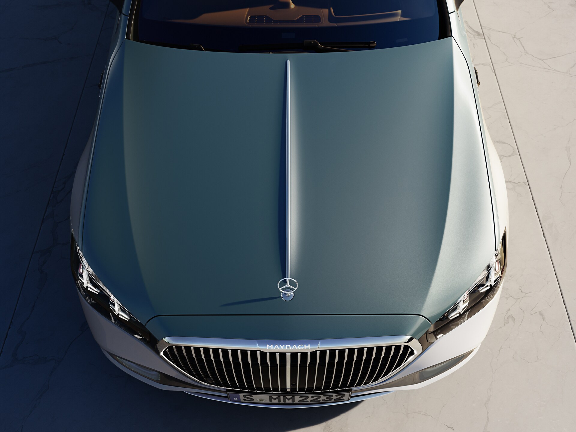 Mercedes-Maybach S 580 e med EQ-teknik.