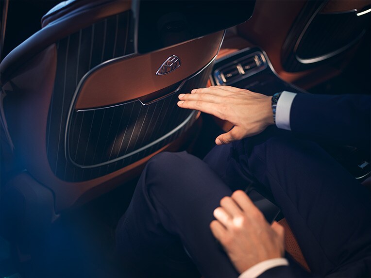 Baksätet i Mercedes-Maybach S-Klass.