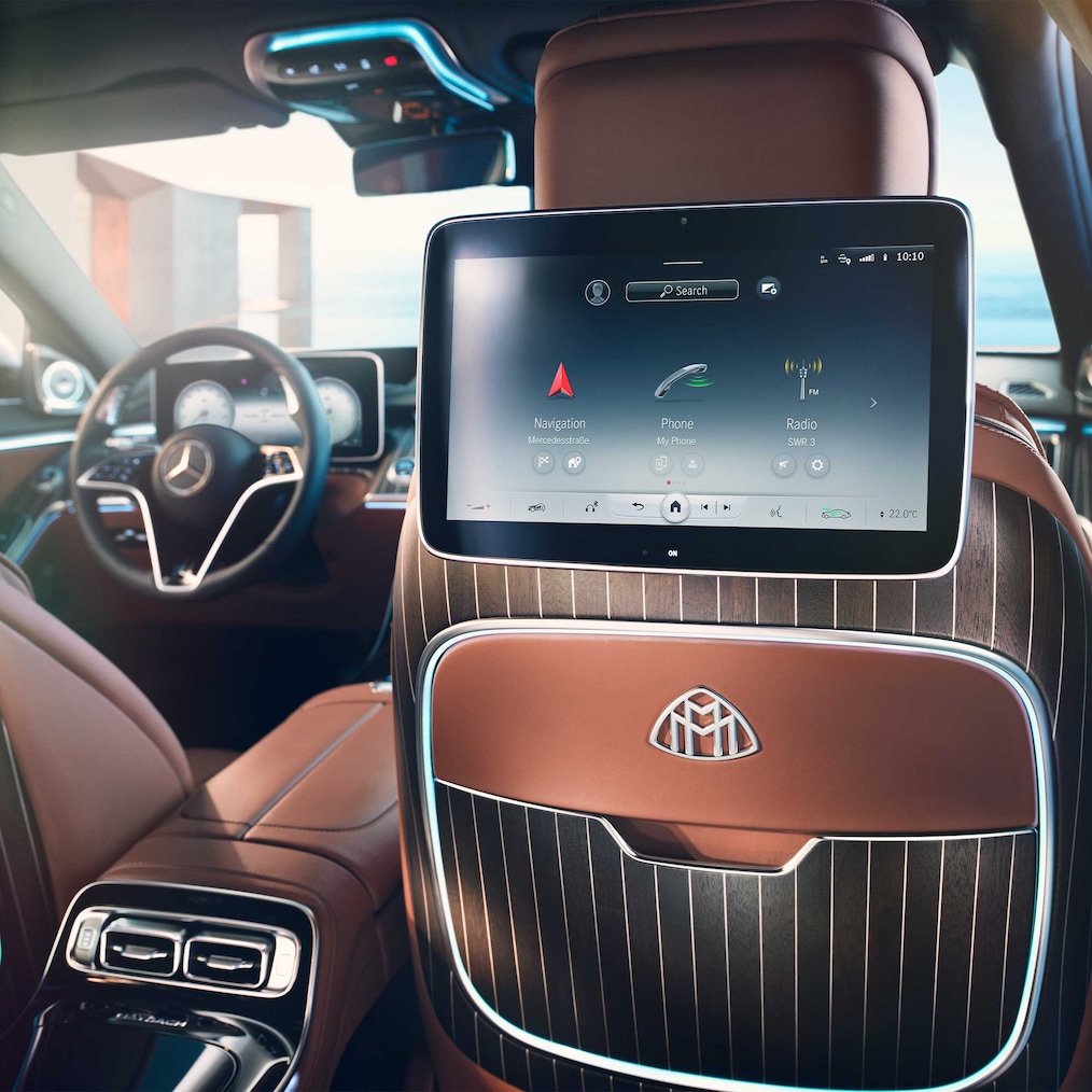 MANUFAKTUR ryggstödsklädsel i Mercedes-Maybach S-Klass.