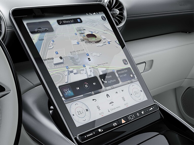 MBUX Navigation Premium för Mercedes-Maybach SL 680.