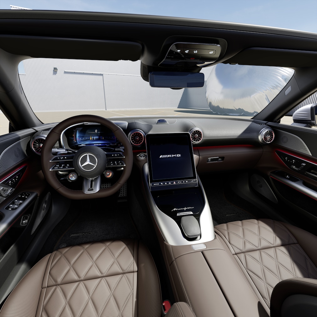 Tillval från utbudet av MANUFAKTUR för SL Roadster från Mercedes-AMG.