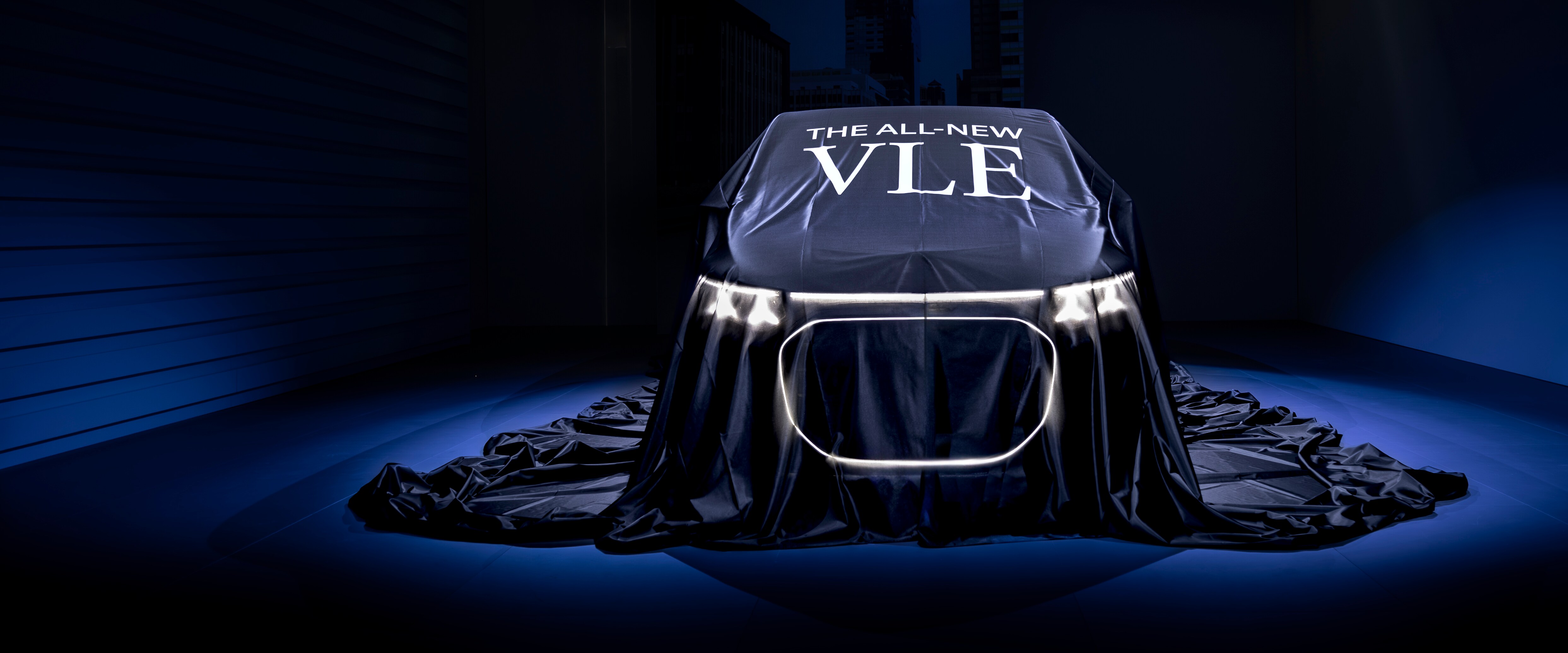 Fronten på den nya Mercedes-Benz VLE