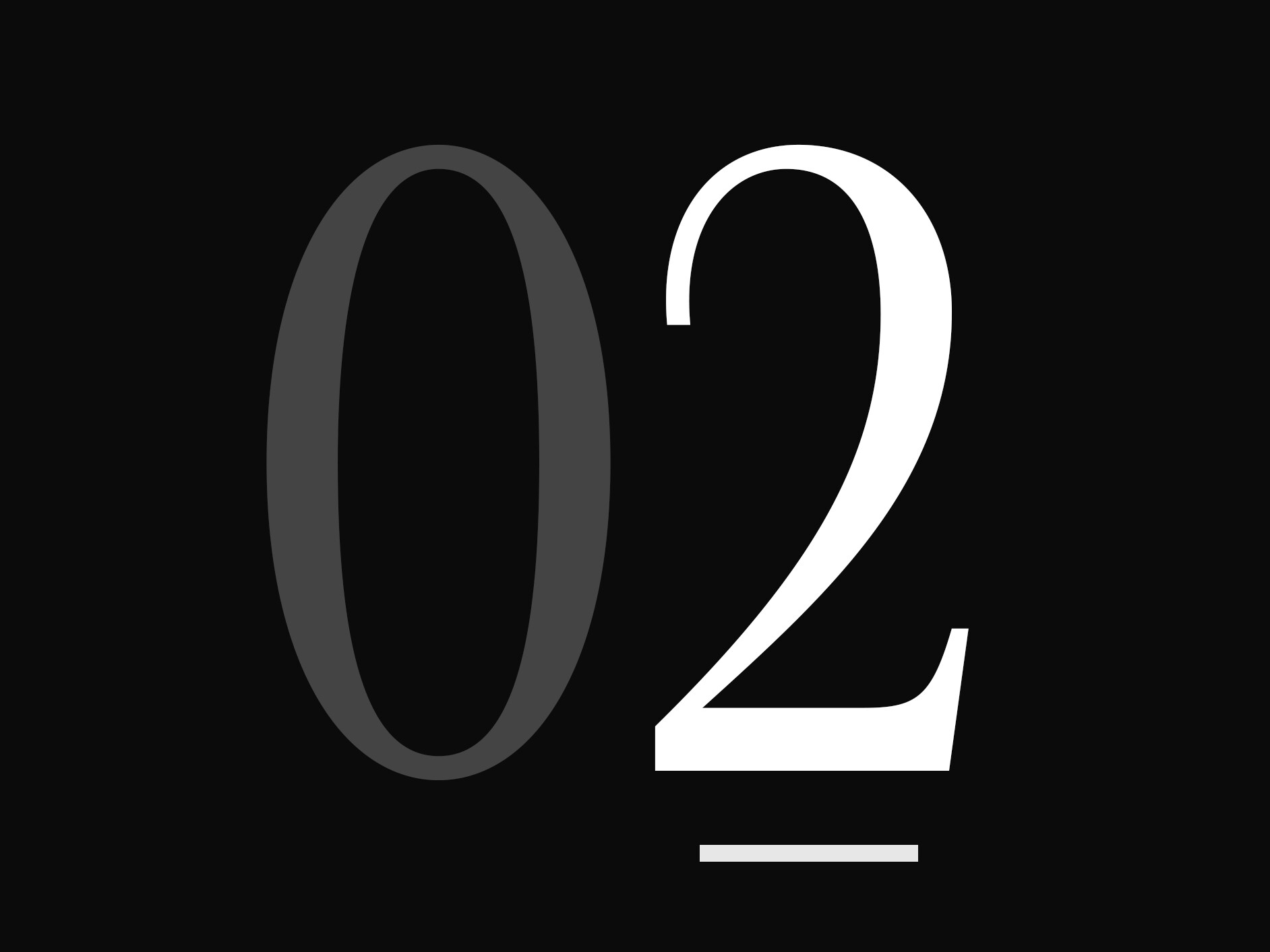 En stor siffra ”02”