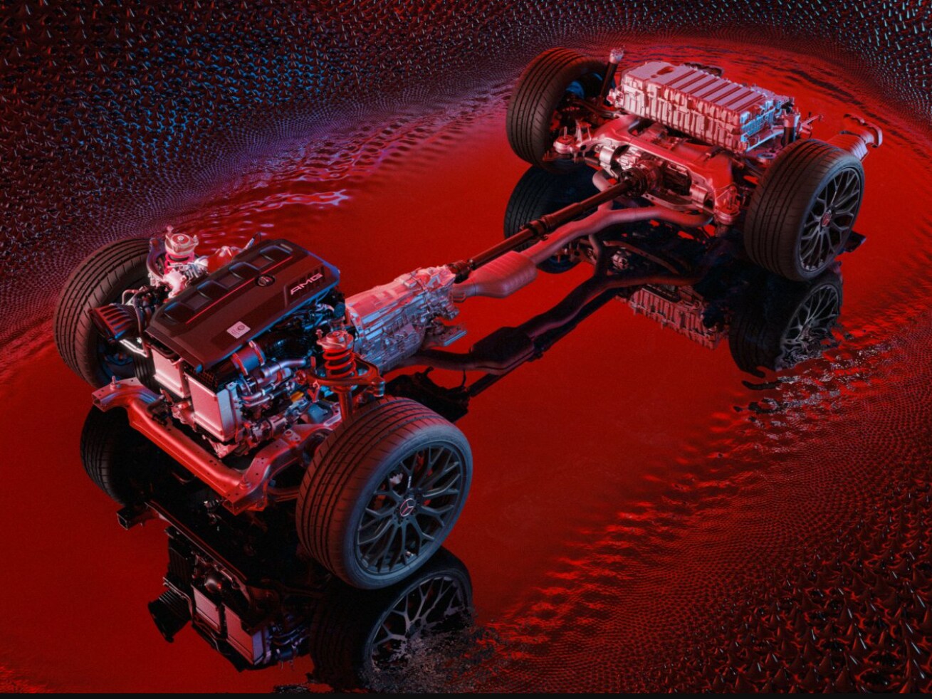 Plattformsarkitektur för Mercedes-AMG eldrivna modell