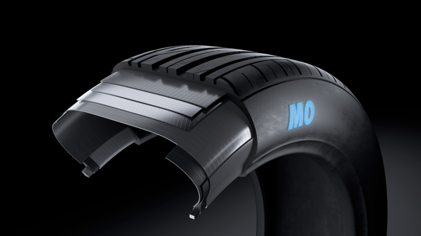 Mercedes originaldäck | Mercedes-Benz I en grafisk representation förklaras de olika skikten och komponenterna i ett virtuellt uppskuret Mercedes MO-däck.