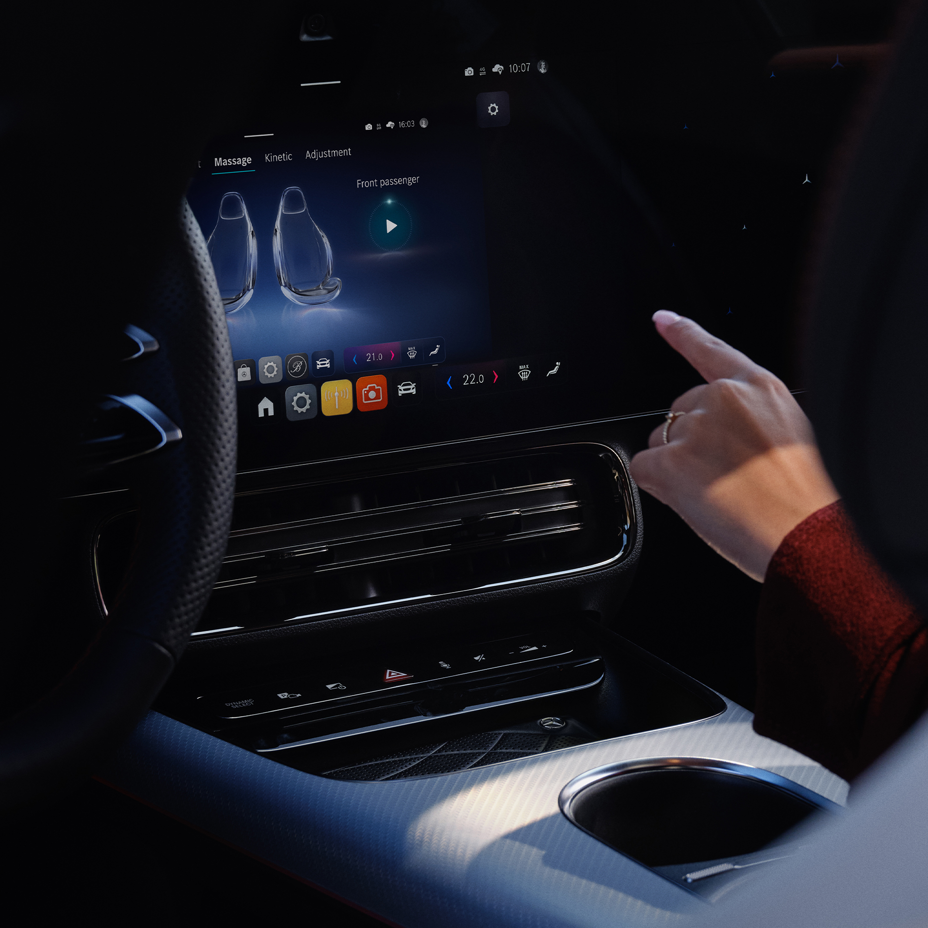 Personalisering | MBUX multimediesystem | Mercedes-Benz MBUX multimediesystem visar alternativen för personalisering.