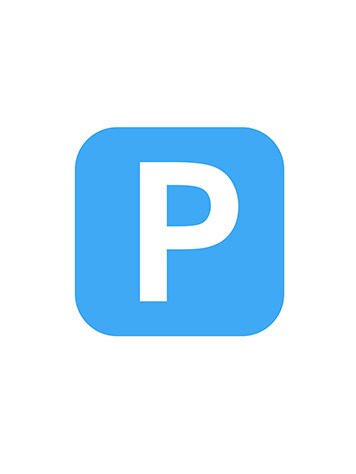 Mercedes-Benz parkeringsplats-ikon