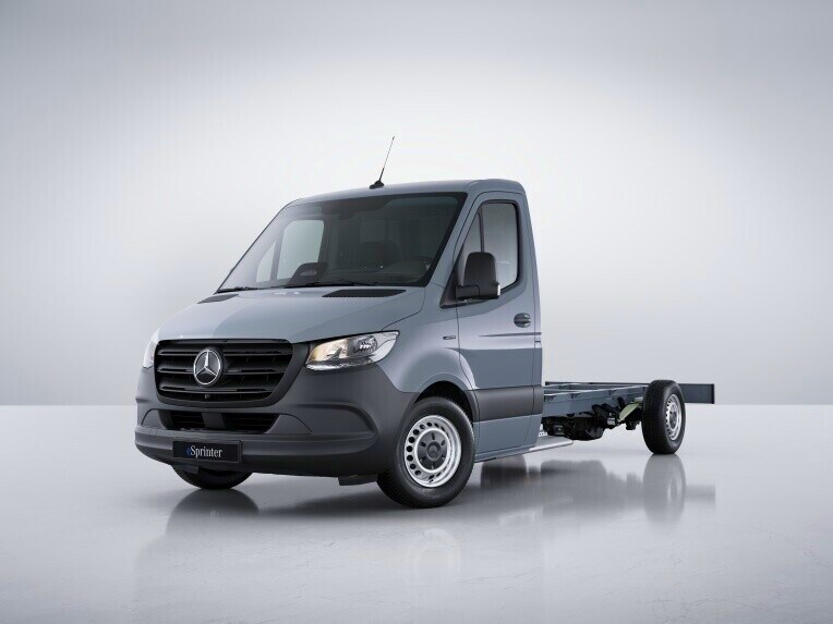 Mercedes-Benz eSprinter Chassi sedd snett från sidan