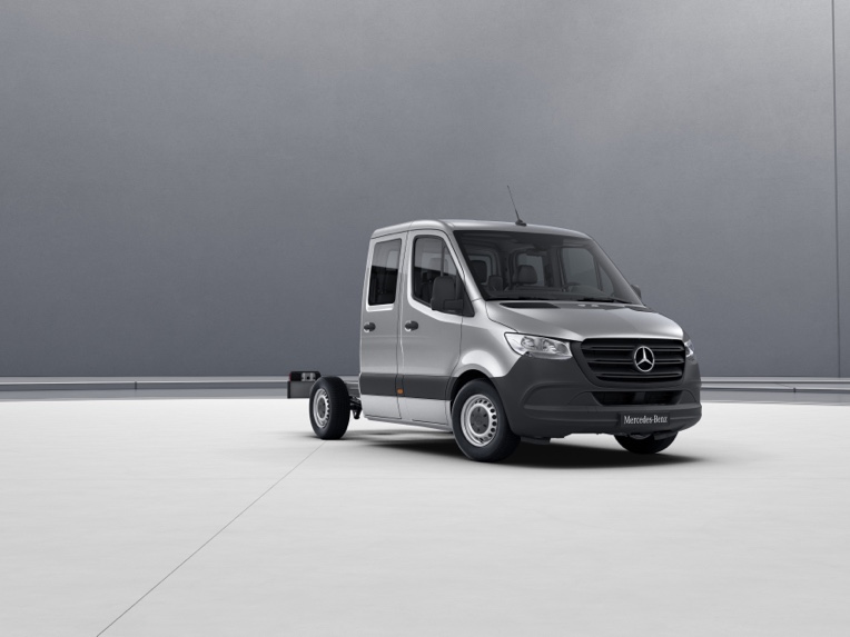 Lätt lastbil | Sprinter Chassi | Mercedes-Benz Transportbilar Sprinter Chassi från Mercedes-Benz sedd framifrån