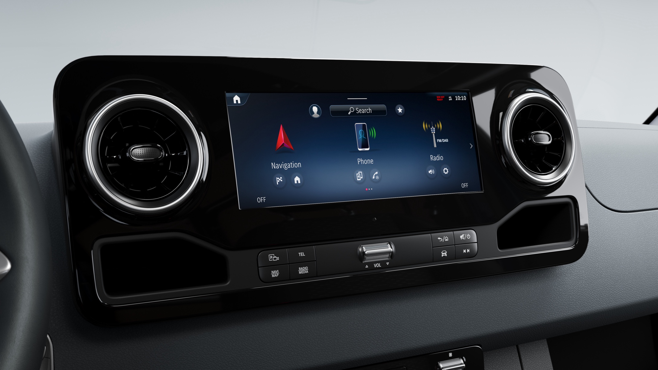 Fordonsegenskaper | Sprinter och eSprinter | Mercedes-Benz Transportbilar MBUX multimediesystem för Mercedes-Benz Sprinter