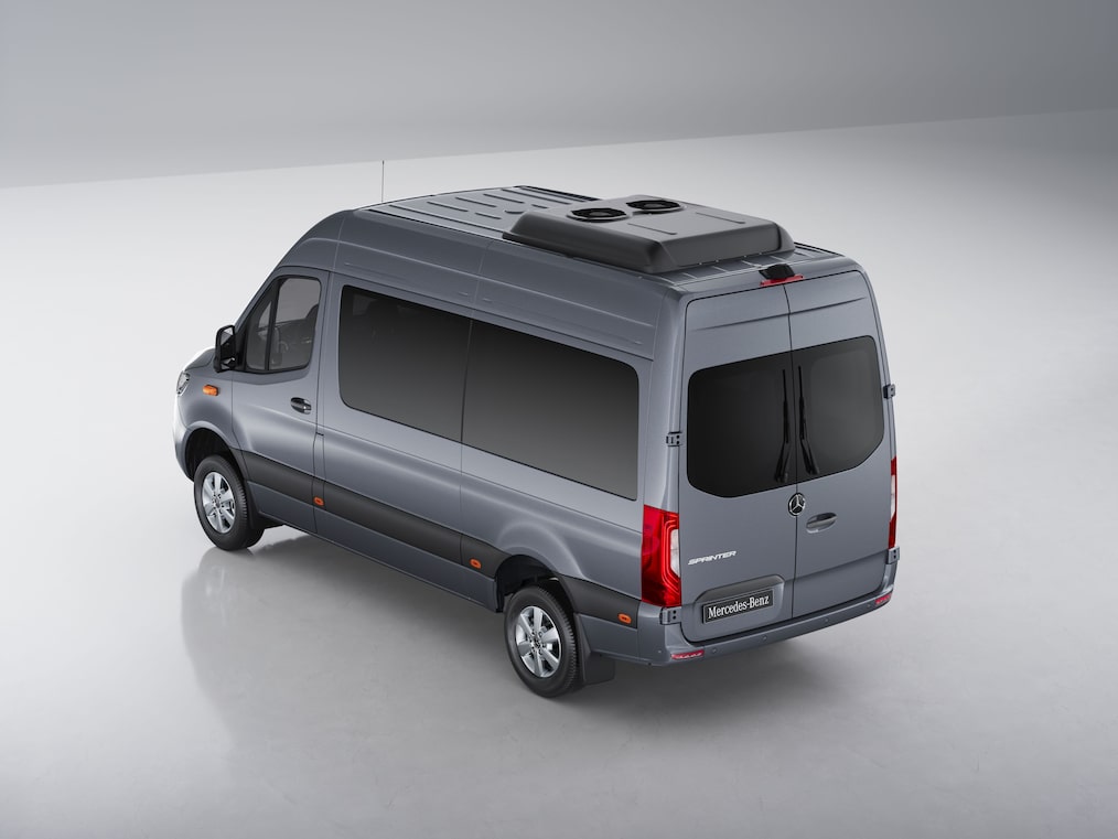 Mercedes-Benz Sprinter Tourer med variabel fyrhjulsdrift med Torque on Demand.