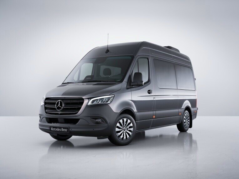 Mercedes-Benz Sprinter Tourer med förstärkt utförande för dåliga vägar