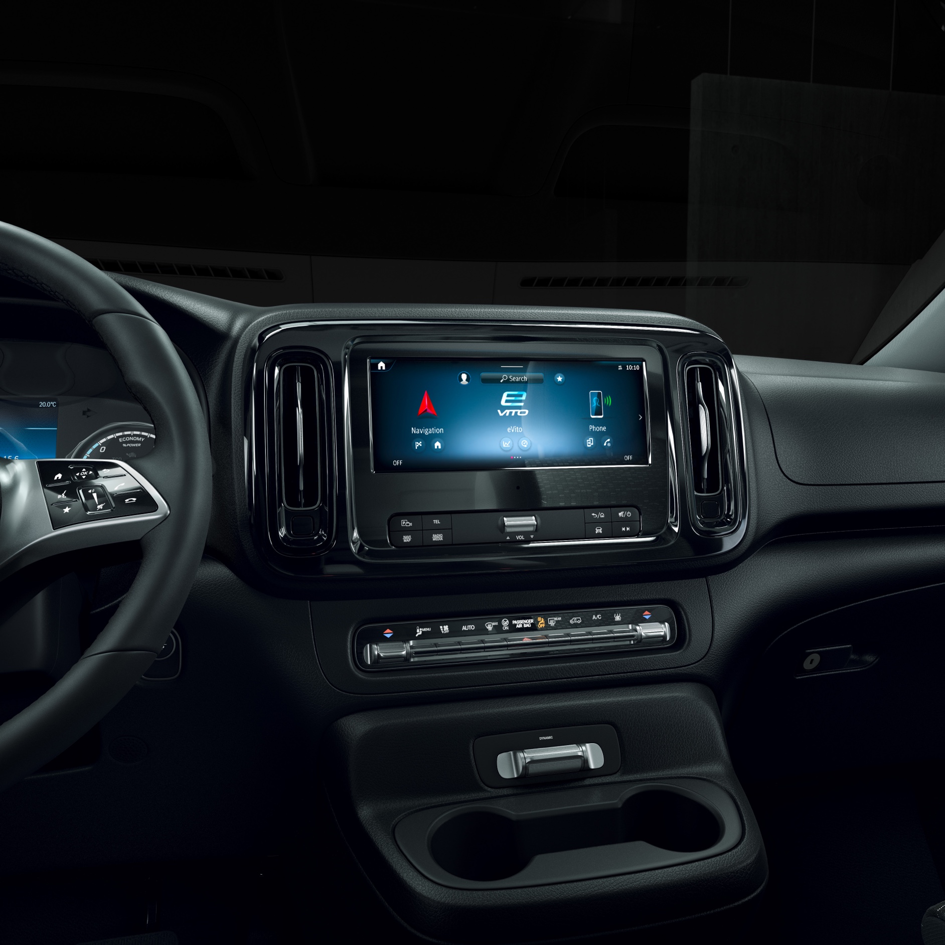 Smart uppkoppling | Mercedes-Benz Transportbilar MBUX multimediesystem i Mercedes-Benz eVito