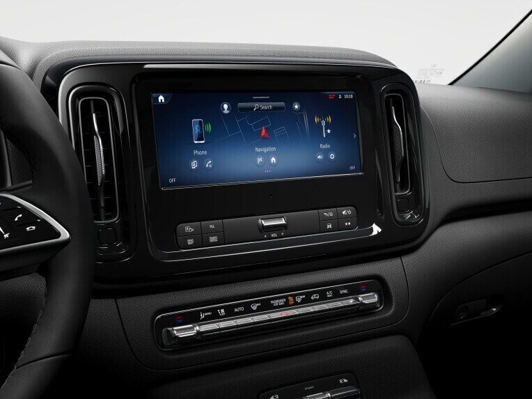 MBUX multimediesystem med navigation i en eVito Tourer