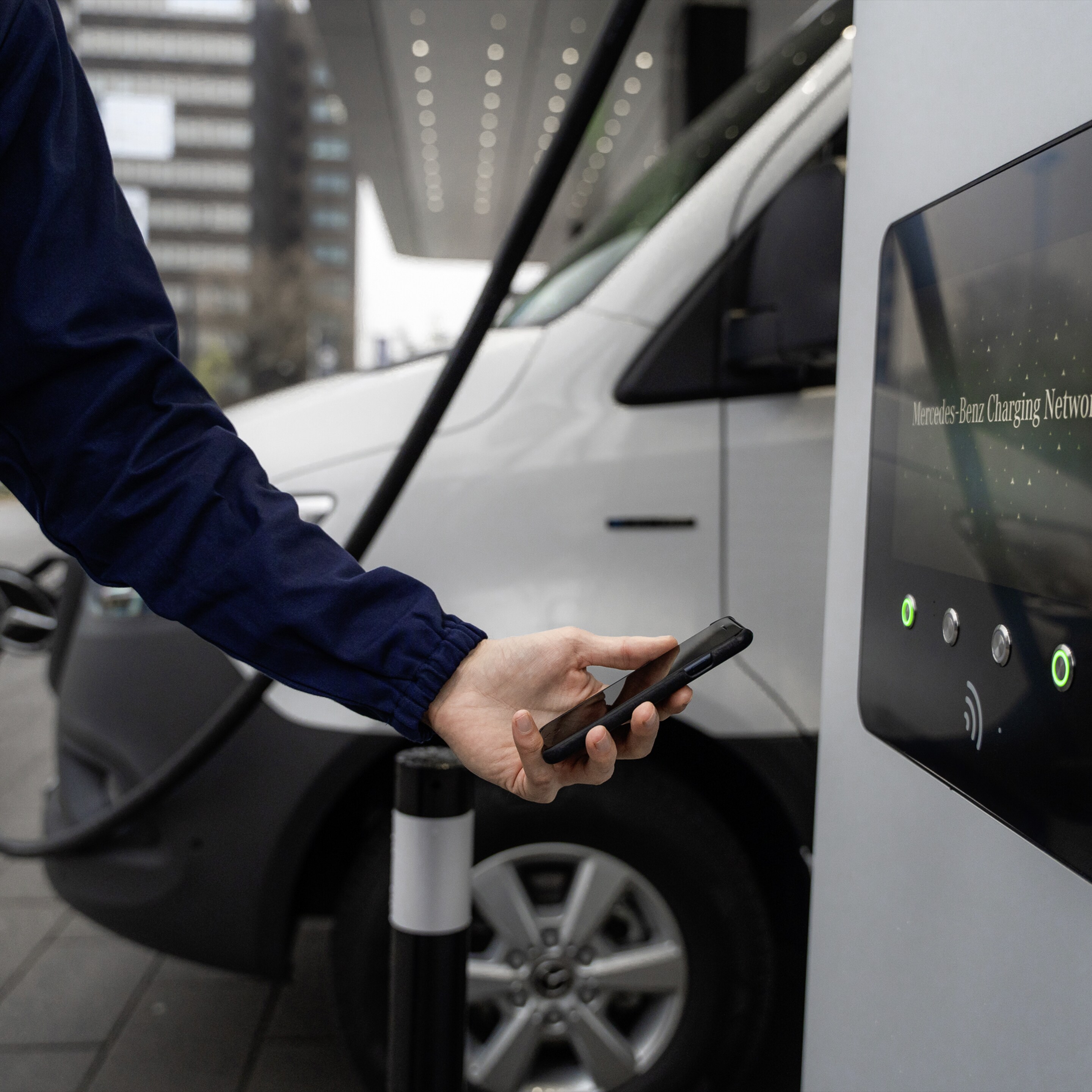 Mercedes-Benz-appen för Mercedes-Benz transportbilar.
