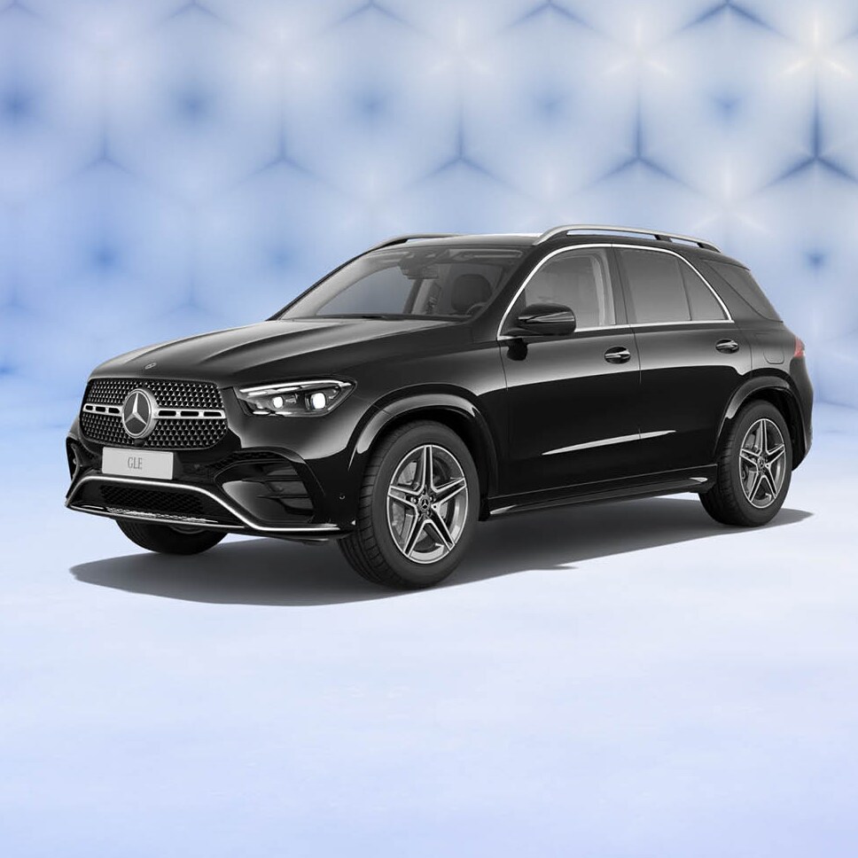 Mercedes-Benz GLE SUV Grand Edition sedd snett framifrån