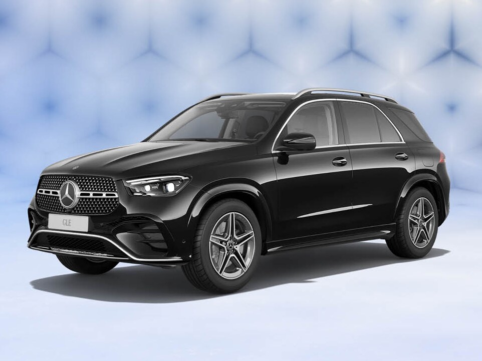 Mercedes-Benz GLE SUV Grand Edition sedd snett framifrån
