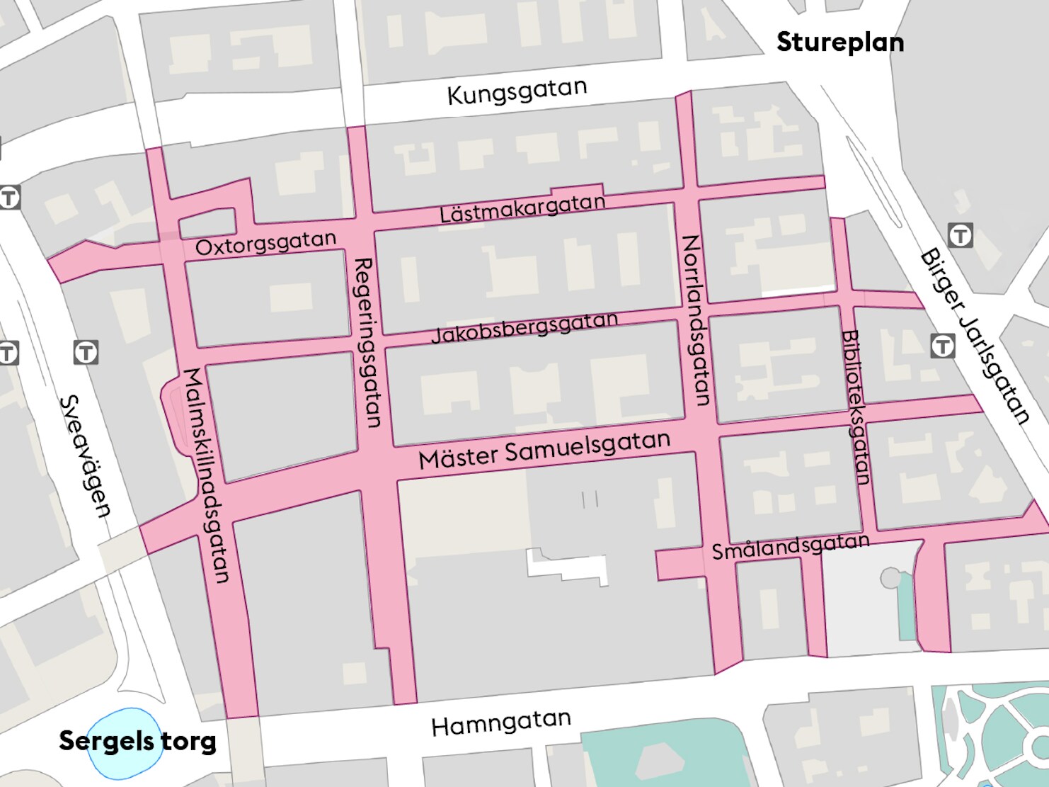 Översiktskarta över miljözon 3-område