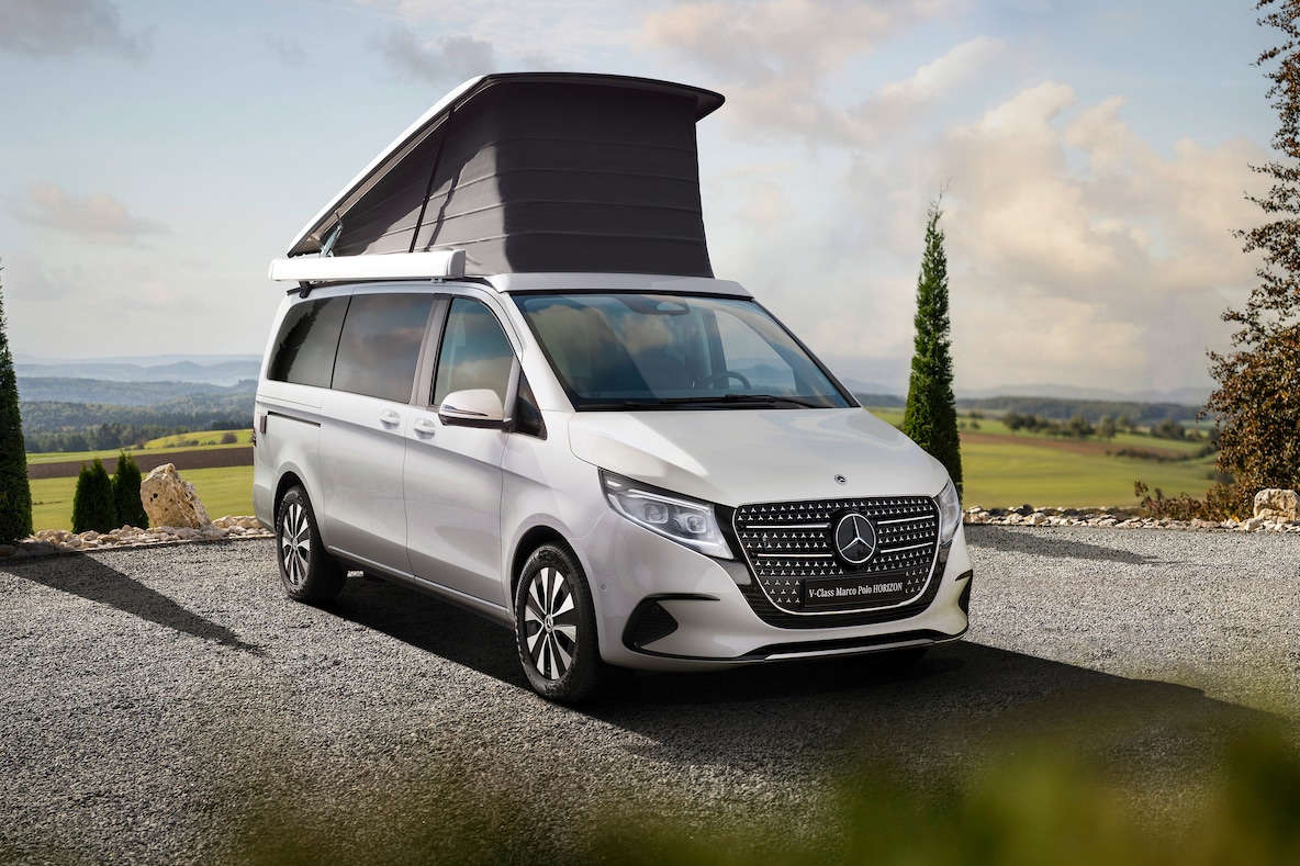 Mercedes-Benz Marco Polo HORIZON med uppfällt tak